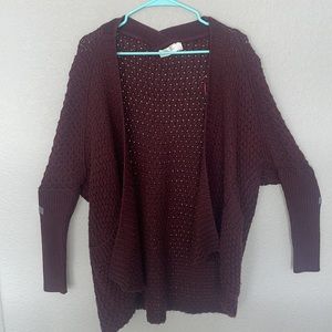 Maroon Cardigan